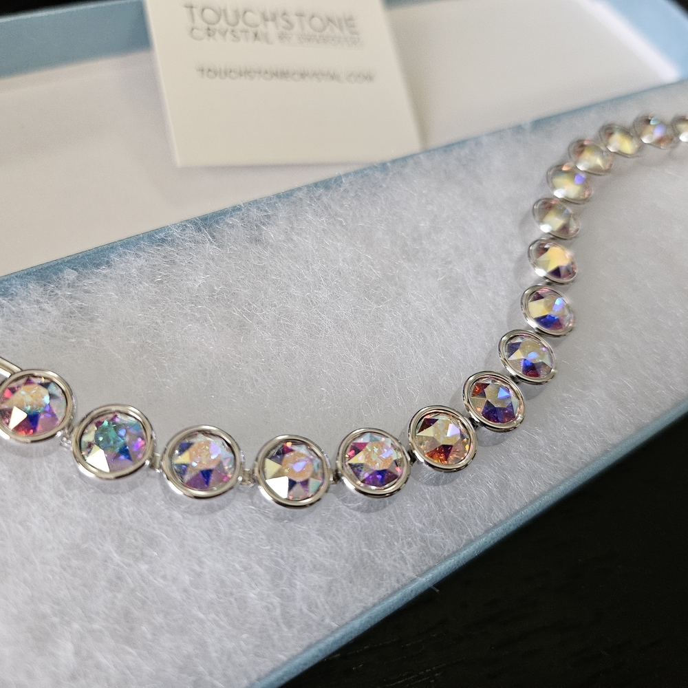 Touchstone Crystal Aurore Boreale Ice Bracelet NIB